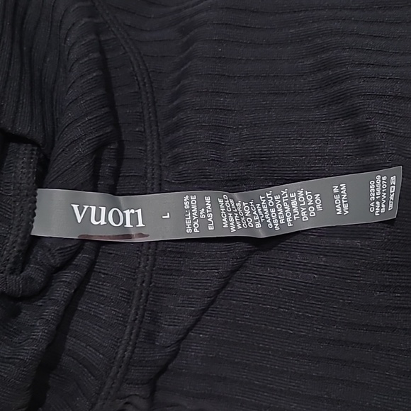 NWT Vuori Women's Bleeker Bodysuit Black Size: L Large - Picture 9 of 12